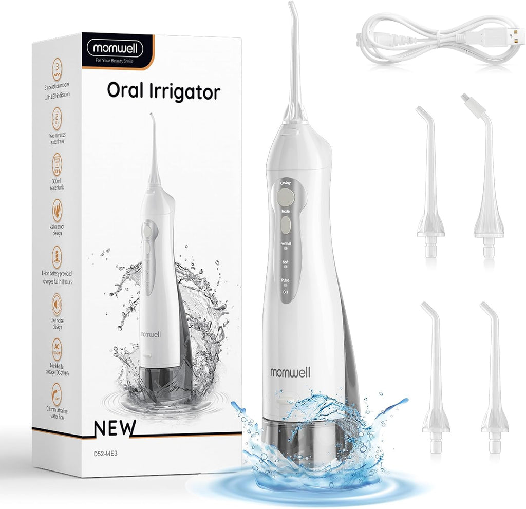 Portable Water Flosser — Cordless Oral Irrigator