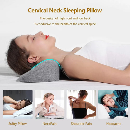 Cervical Contour Memory Foam Pillow — Orthopedic Sleep Support
